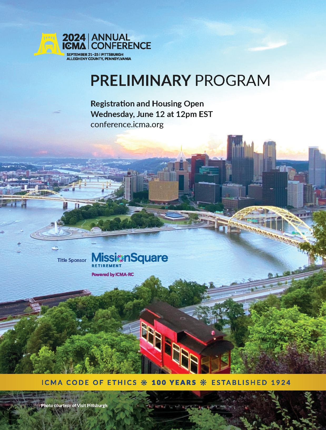 2024 ICMA Annual Conference Preliminary Program